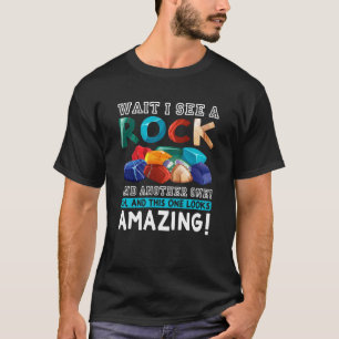 Camiseta Colección De Rock Espera Veo Una Roca