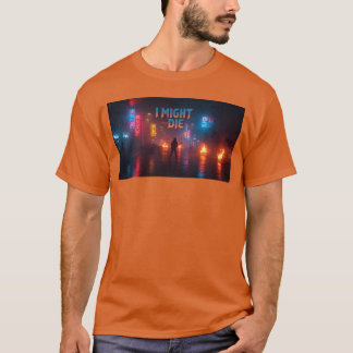 Camiseta Colección de rock neón I Might Die de Back to the