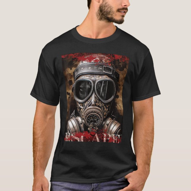 Camiseta Colección de ropa de calle militar de la máscara d (Anverso)