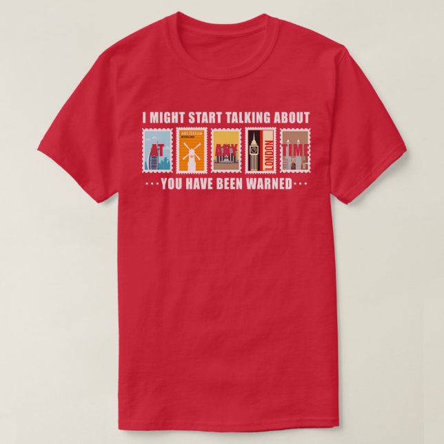 Camiseta Colección de sellos 18 (Diseño del anverso)