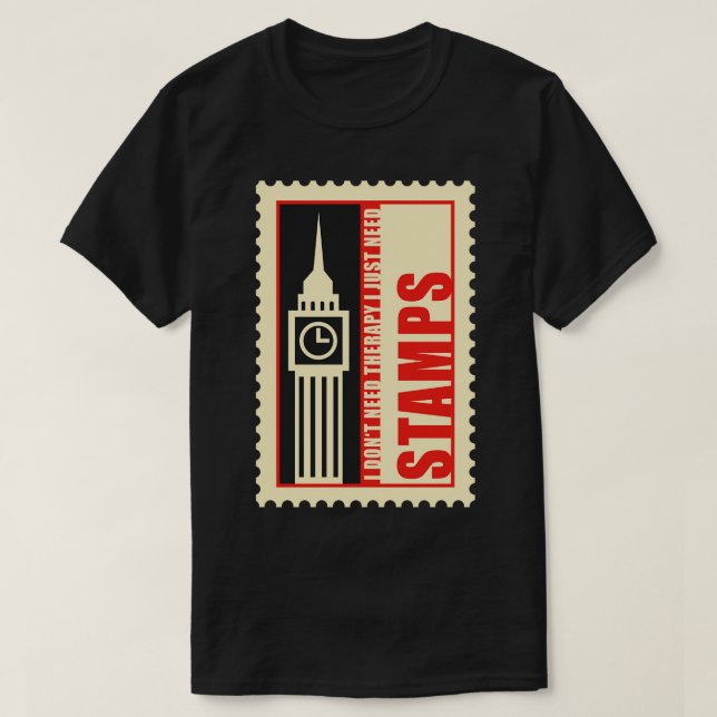 Camiseta Colección de sellos 2 (Diseño del anverso)