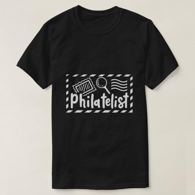 Camiseta Colección de sellos Filatelistas (Diseño del anverso)