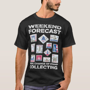 Camiseta Colección de sellos para coleccionistas Funny Week