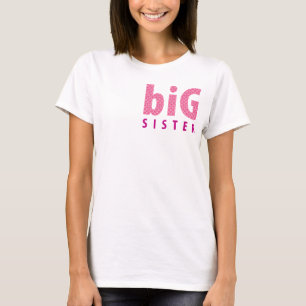 Camiseta COLECCIÓN DE SIBLINGS - hermana mayor {rosa}