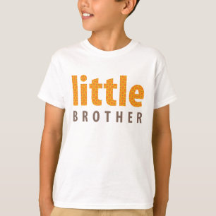 Camiseta COLECCIÓN DE SIBLINGS - hermano pequeño {naranja}