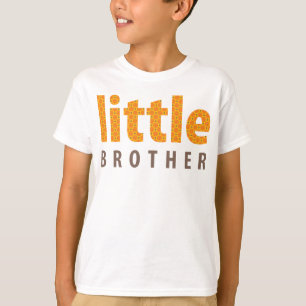 Camiseta COLECCIÓN DE SIBLINGS - hermano pequeño {naranja}