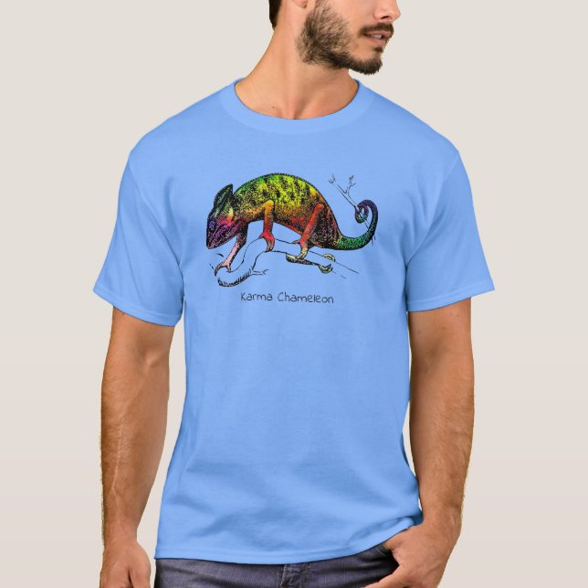 Camiseta Colección de tés tropical: Karma Chameleon (Anverso)