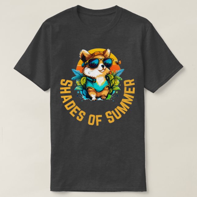 Camiseta Colección De Tonos De Verano (Diseño del anverso)