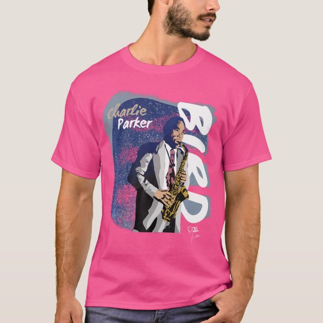 Camiseta Colección de tributos de jazz - Charlie Parker - D (Anverso)