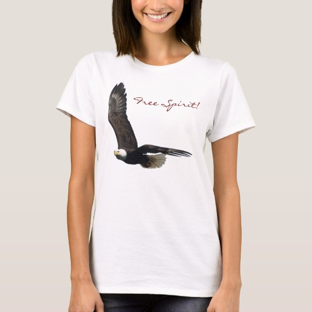 Camiseta Colección de vida silvestre de águila calva de Gua (Anverso)