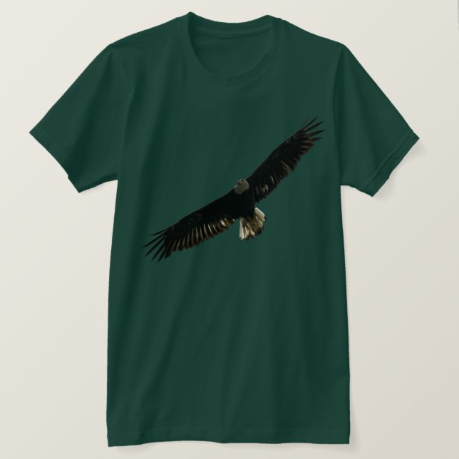 Camiseta Colección de vida silvestre de águila calva de Gua (Anverso del diseño)