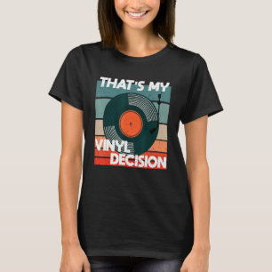 Camiseta Colección de vinilo I registro retro de la colecci