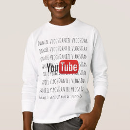 Camiseta Colección de youtube de los vlogs de Daniel