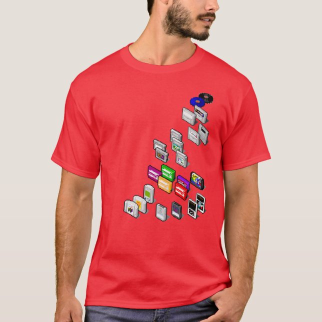 Camiseta Colección del juego del pixel (Anverso)