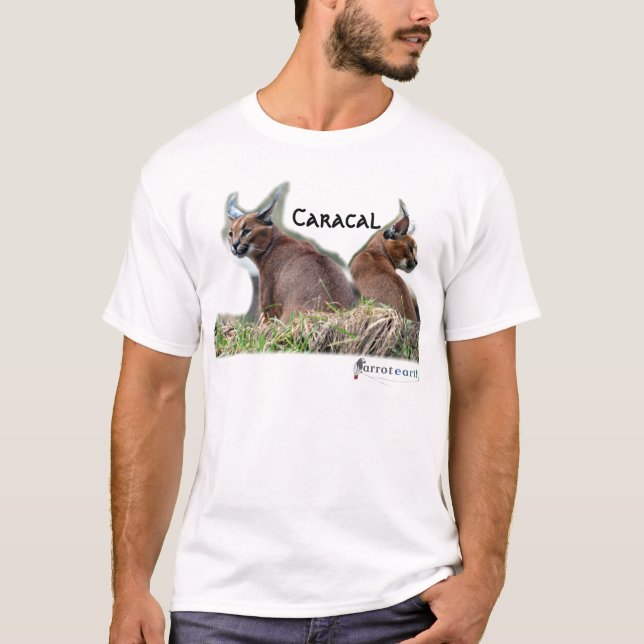 Camiseta Colección del parque zoológico del ~ de Caracal (Anverso)