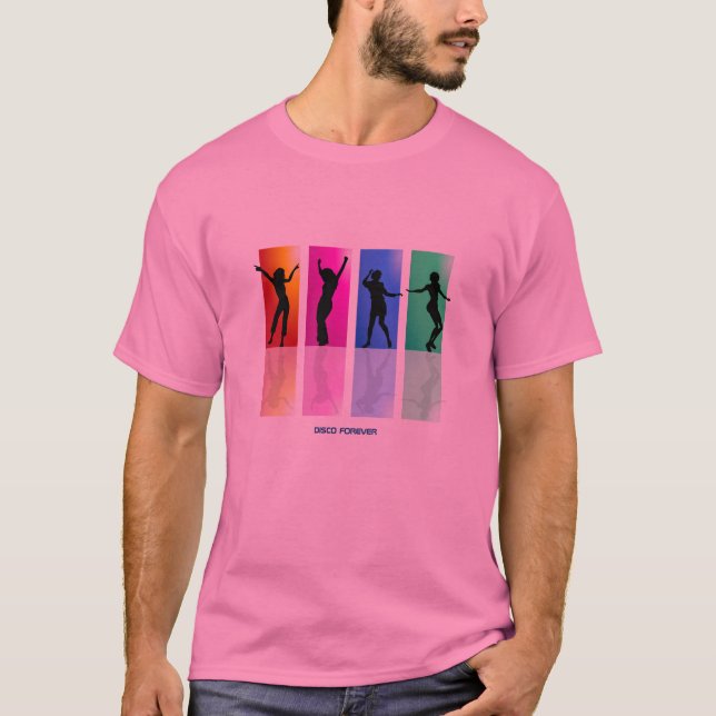 Camiseta Colección Disco Tee: Disco Arcoiris (Anverso)