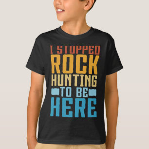 Camiseta Colección divertida de rock que dejé de cazar rock