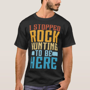 Camiseta Colección divertida de rock que dejé de cazar rock
