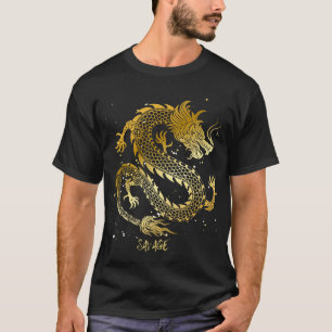 Camiseta Colección Dragón Dorado - Elegancia legendaria