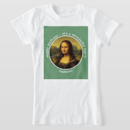 Camiseta Colección Fiesta Leonardo da Vinci Mona Lisa