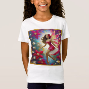 Camiseta Colección Hada de Navidad - Cabello Castaño Claro