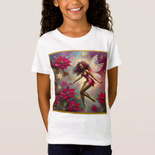 Camiseta Colección Hada de Navidad - Cabello Castaño Natura