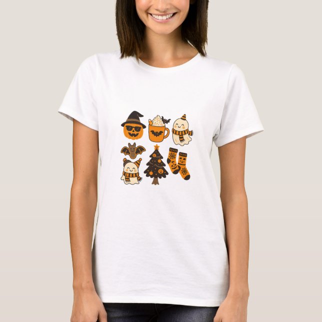 Camiseta Colección Halloween - Colección Spooky Cute (Anverso)