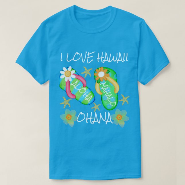 Camiseta Colección Hawaii Aloha (Diseño del anverso)