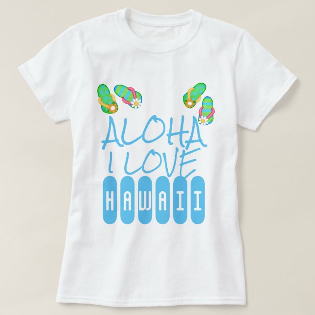 Camiseta Colección Hawaii Aloha - (Diseño del anverso)