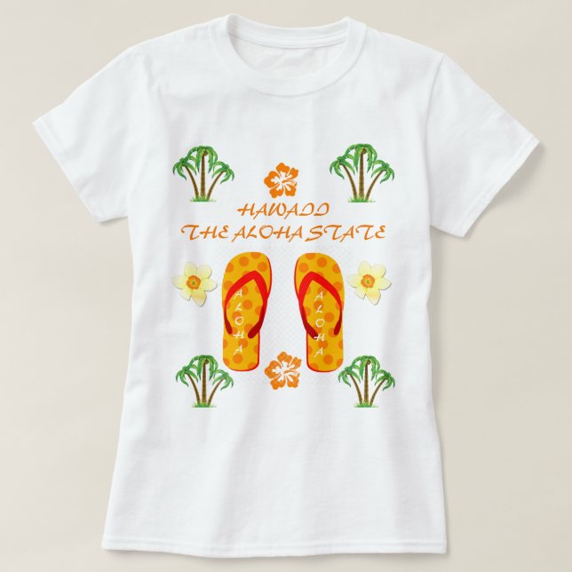 Camiseta Colección Hawaii Aloha (Diseño del anverso)