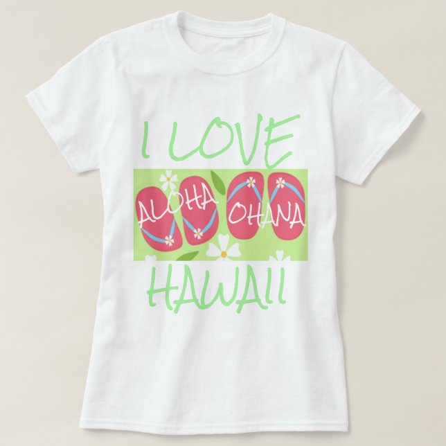Camiseta Colección Hawaii Aloha (Diseño del anverso)