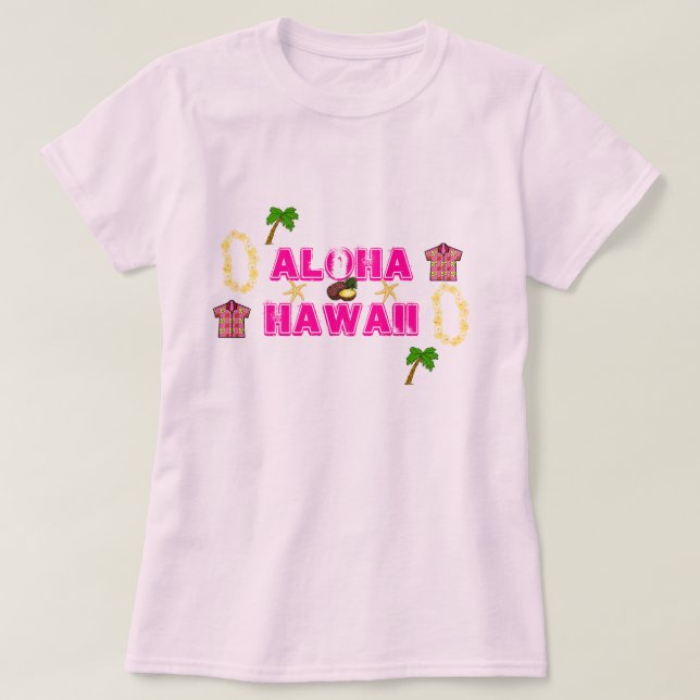 Camiseta Colección Hawaii Aloha - (Diseño del anverso)
