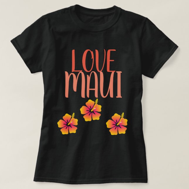 Camiseta Colección Hawaii Aloha - Damas (Diseño del anverso)