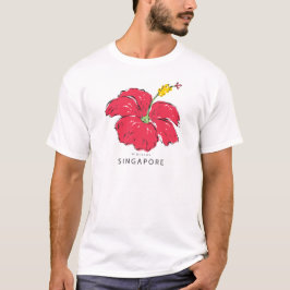 CAMISETA COLECCIÓN HIBISCUS DE SINGAPUR