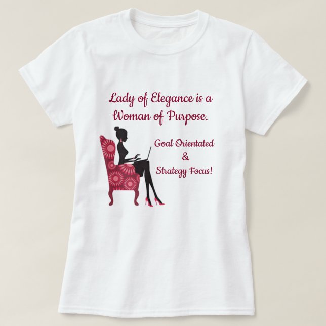 Camiseta Colección Lady Elegance (Diseño del anverso)