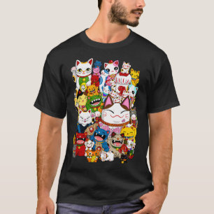 Camiseta Colección Maneki Neko (Gato de la Suerte)