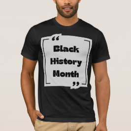 Camiseta Colección Mes de Historia Negra