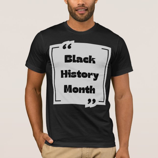 Camiseta Colección Mes de Historia Negra (Anverso)