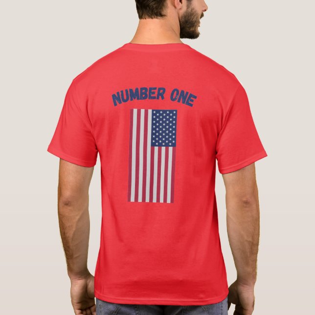 Camiseta Colección Patriótica de la bandera de Estados Unid (Reverso)