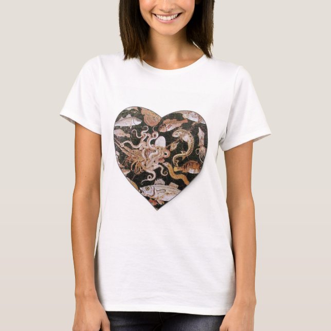 CAMISETA COLECCIÓN POMPEII / OCÉANO - ESCENA DE VIDA DEL MA (Anverso)