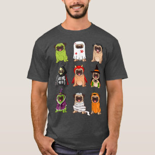 Camiseta Colección Pug Happy Pugoween Halloween Spookeen Co