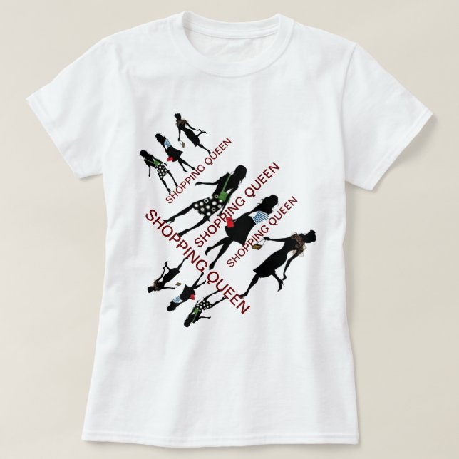 CAMISETA COLECCIÓN REINA DE COMPRAS (Diseño del anverso)