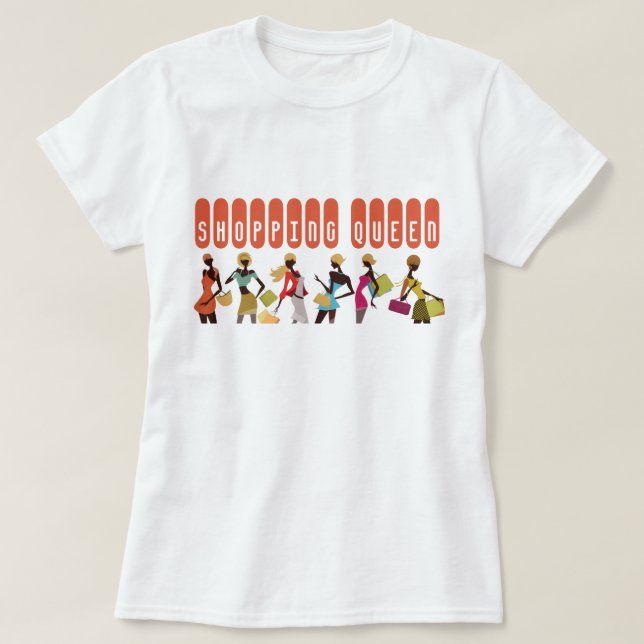 Camiseta Colección Reina de la Compra: Damas (Diseño del anverso)