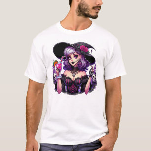 Camiseta Colección retro gótica de brujas