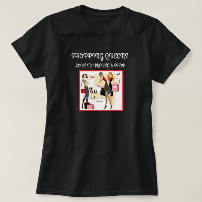 Camiseta Colección Shopping Queen - Damas  (Diseño del anverso)