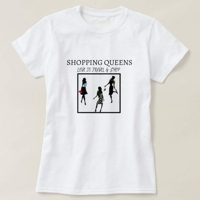 Camiseta Colección Shopping Queen - Damas  (Diseño del anverso)
