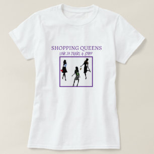 Camiseta Colección Shopping Queen - Damas