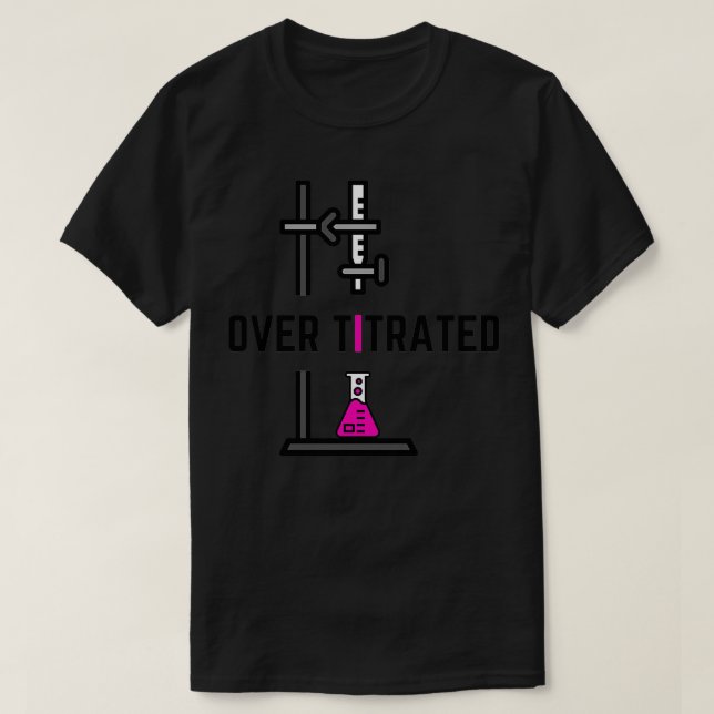 Camiseta Colección sobre química titrada (Diseño del anverso)