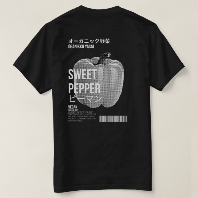 CAMISETA COLECCIÓN VEGAN (Reverso del diseño)