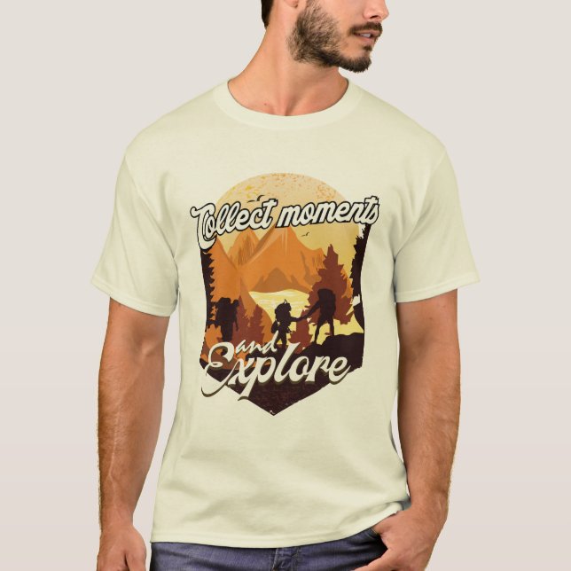 Camiseta colecciona momentos y explora (Anverso)